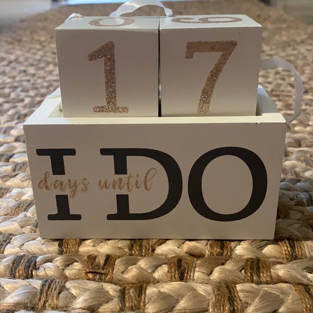 Wedding Countdown Blocks